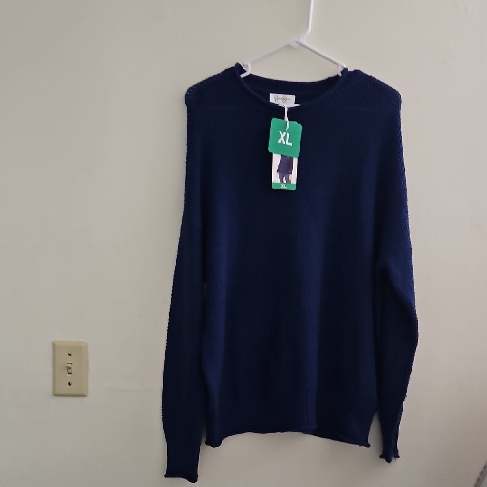 XL Womens Navy Sweater
